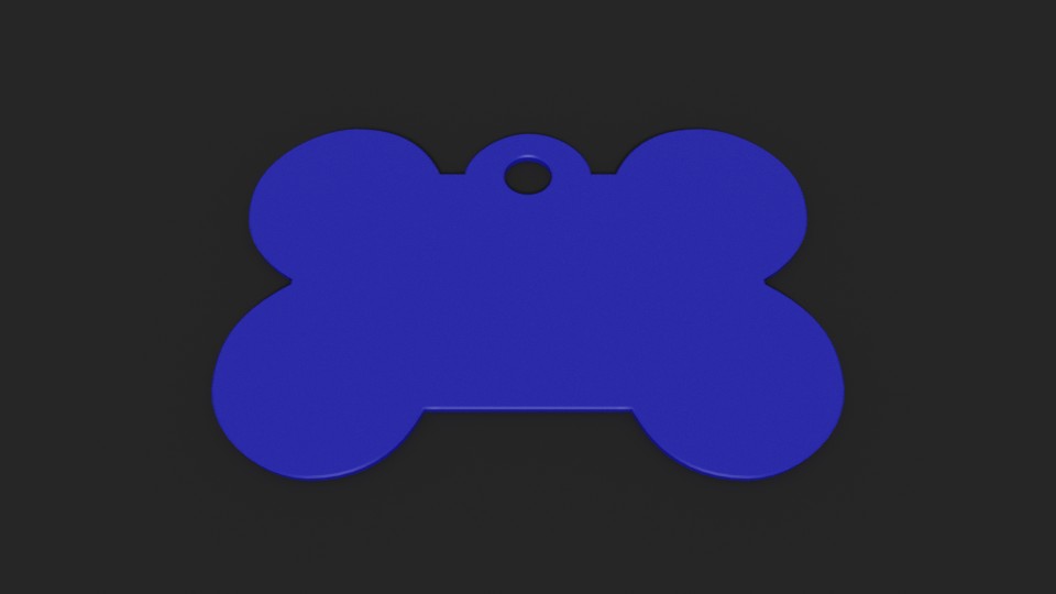 Dog Tag (Bone Shape) preview image 1