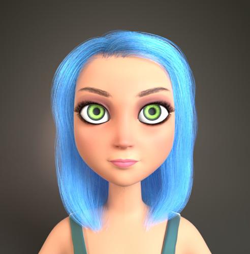 HairTestModel_BlenderBuzz preview image