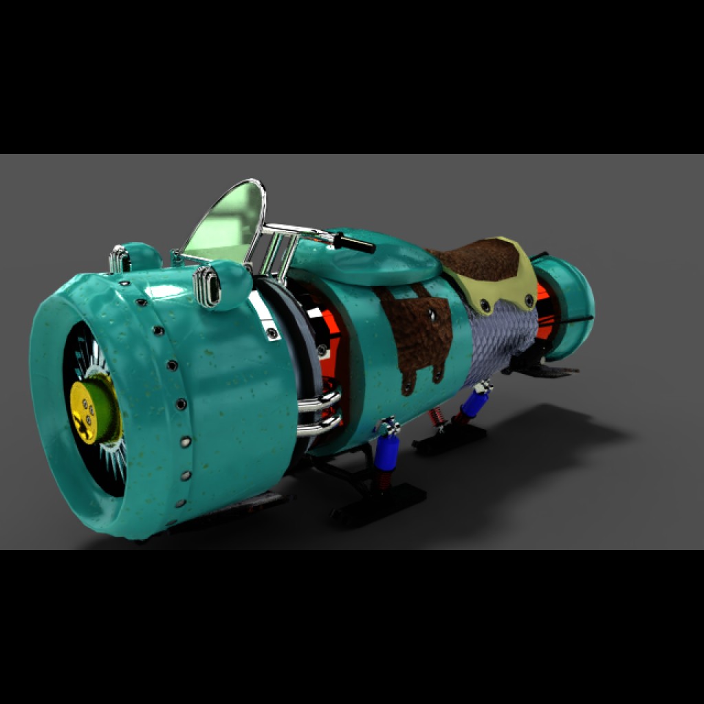 jet bike w/textures preview image 1