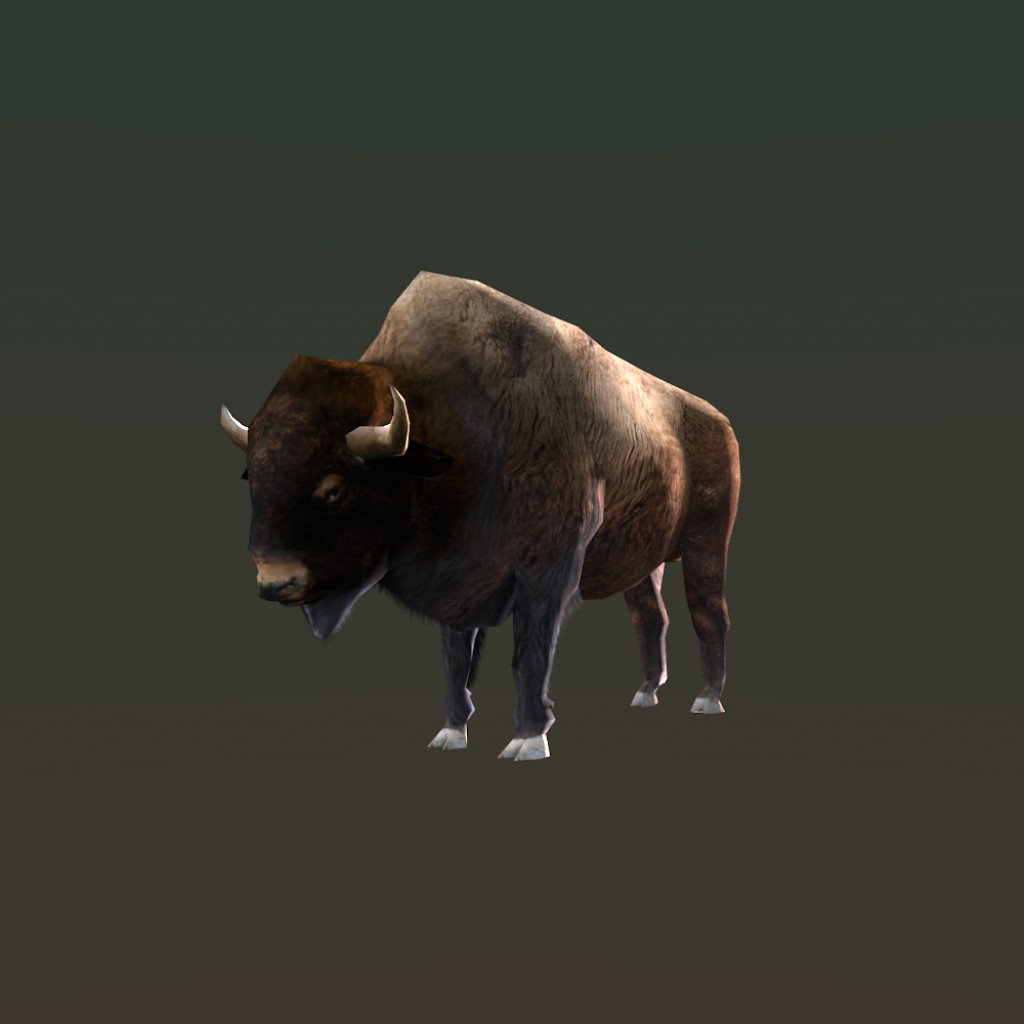 byson - low poly byson with rig preview image 1