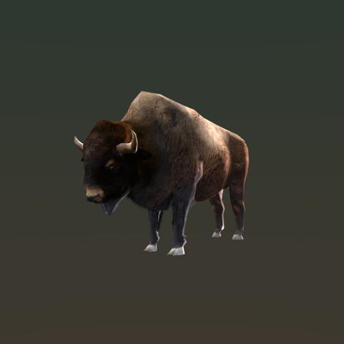 byson - low poly byson with rig preview image