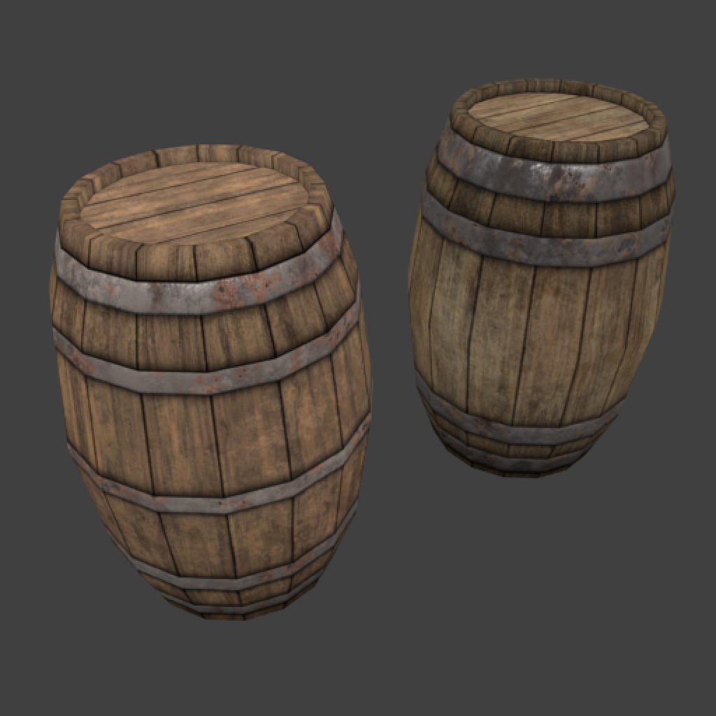 barrel_wood_01 preview image 1