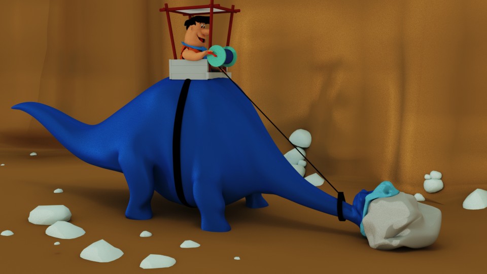 BedRock Quarry with Fred and Bronto preview image 1