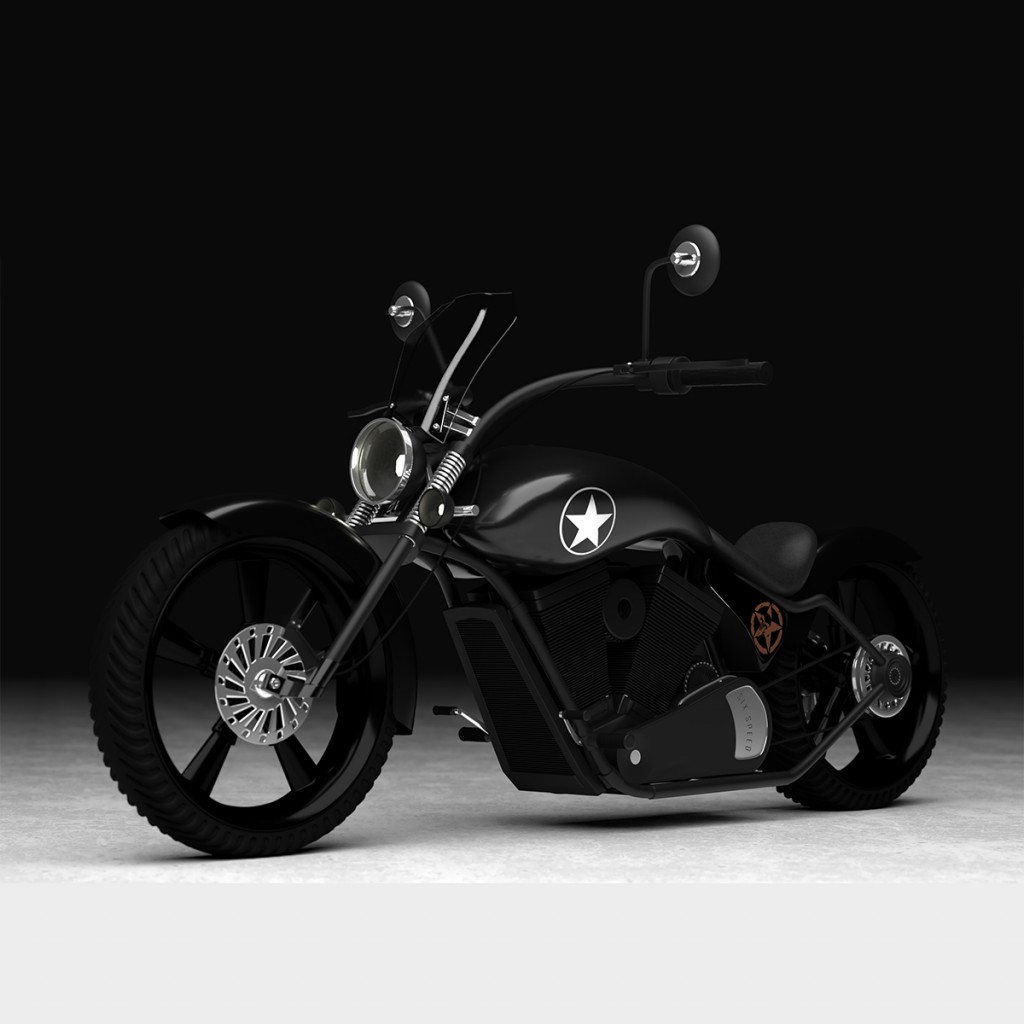 Chopper bike (with materials) preview image 1