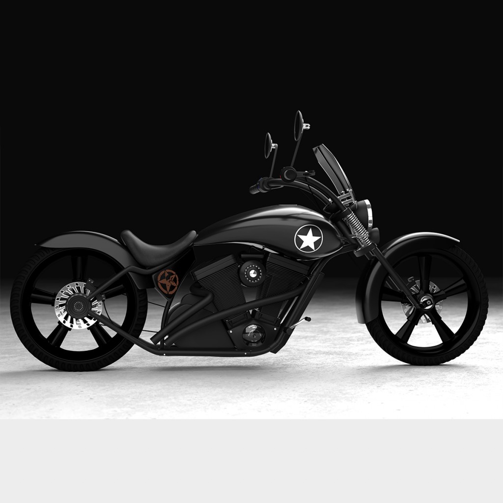 Chopper bike (with materials) preview image 3