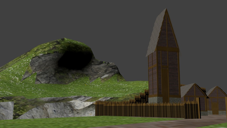 MEDIEVAL VILLAGE AND CASTLE MAP preview image 1