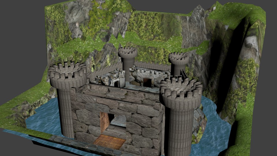 MEDIEVAL VILLAGE AND CASTLE MAP preview image 2