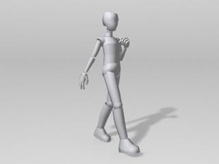 AN Man Walk and carry a bag Cycle Daisuke Matsumoto.blend preview image