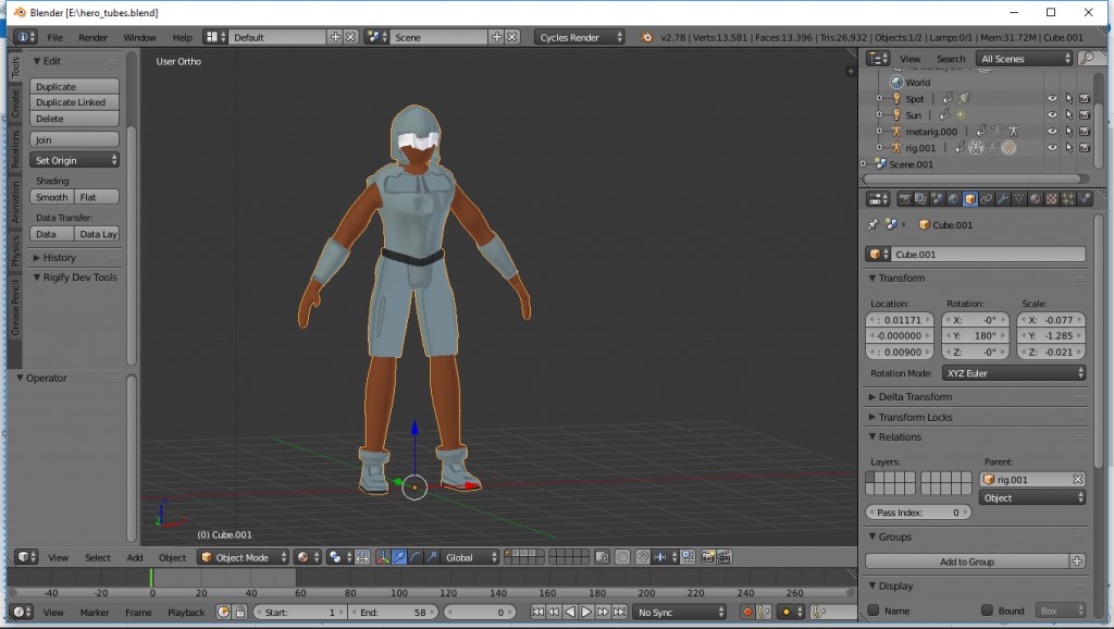 Low Poly Soldier preview image 1