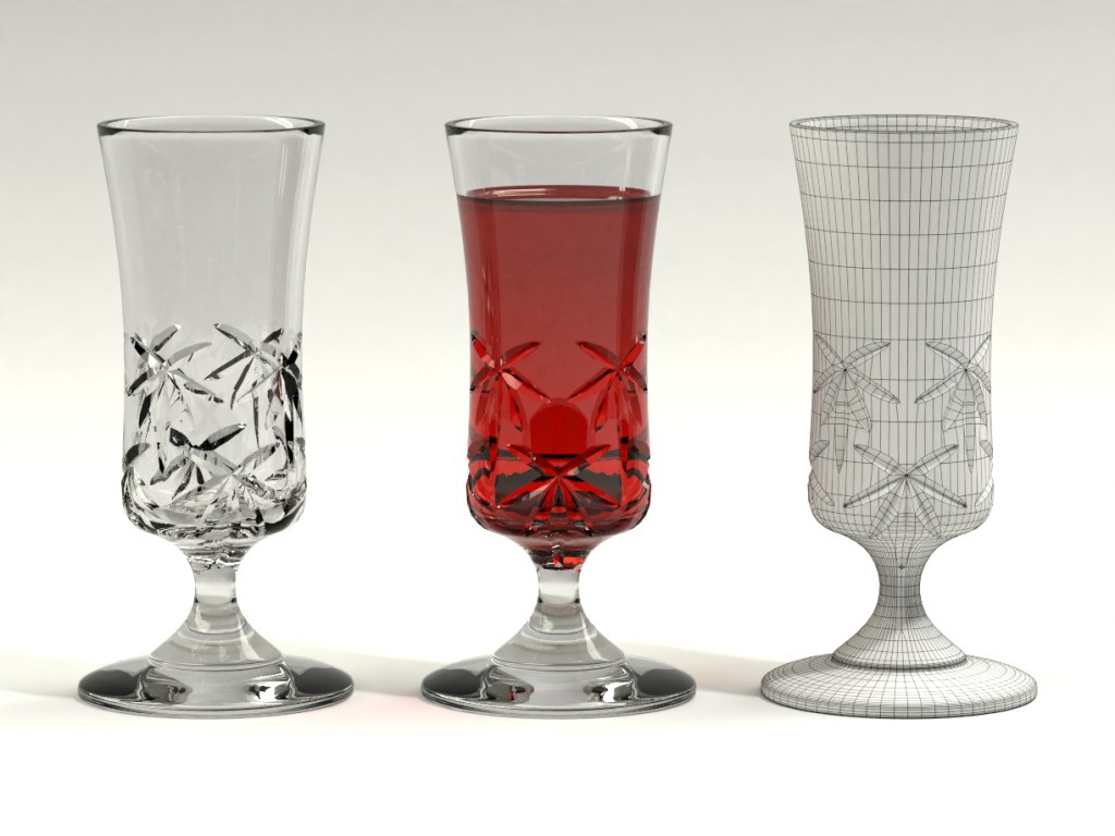 Cut Glass Sherrt Scooner preview image 1