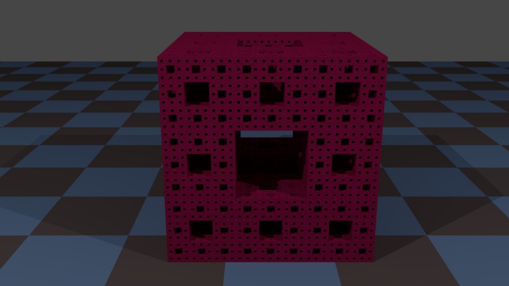 Menger Sponge, Four Level preview image 1