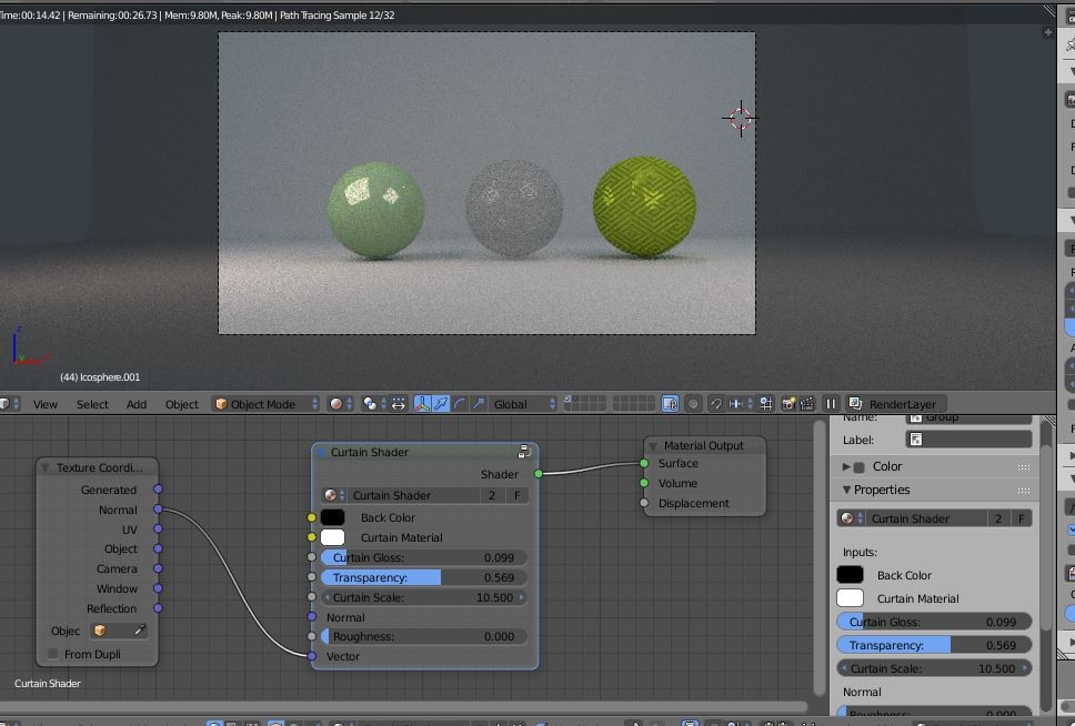 Procedural Curtain Shader preview image 3