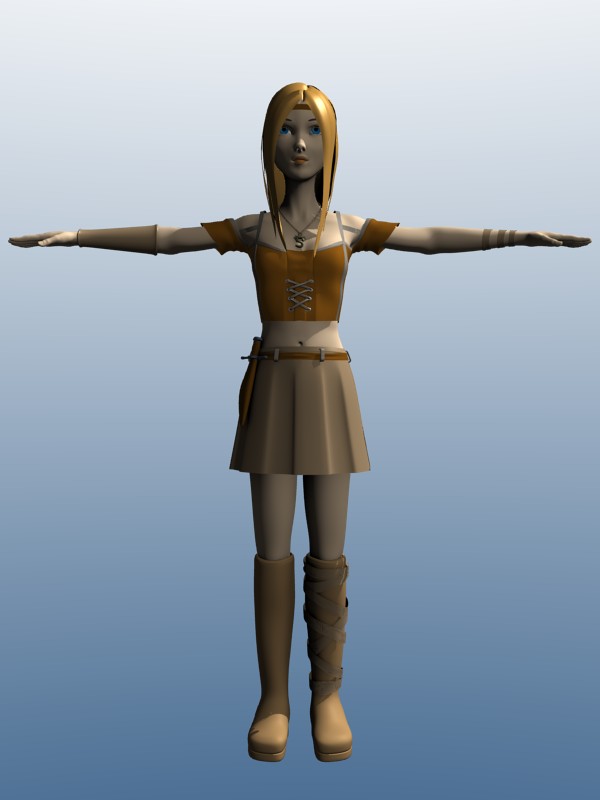 Ishtarians woman Marlison williames.blend preview image 1