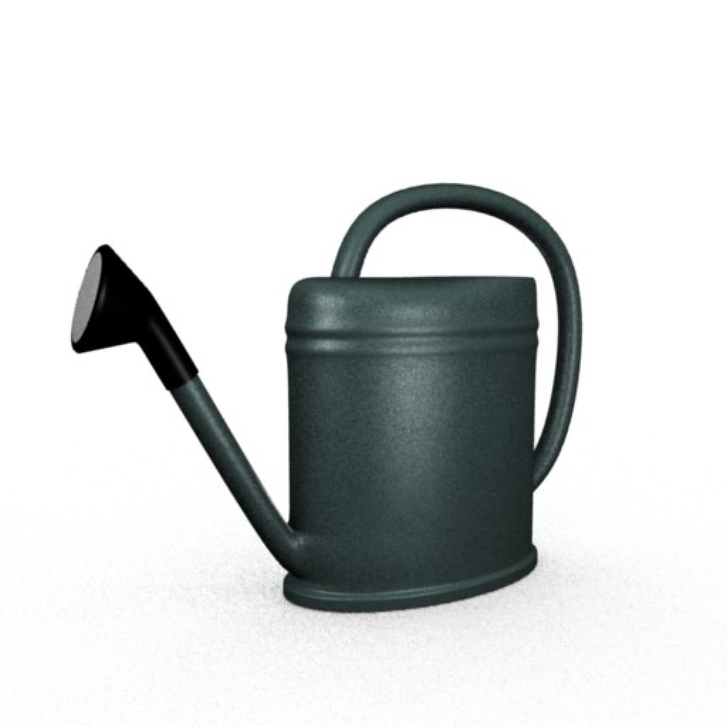 very simple lowpoly watering can preview image 1
