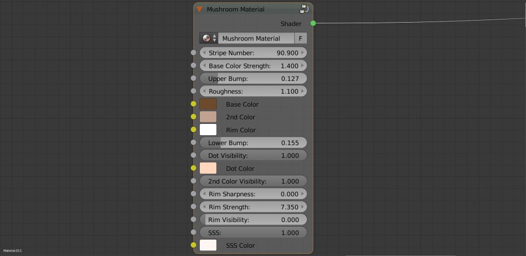 Procedural Mushroom Material preview image 3