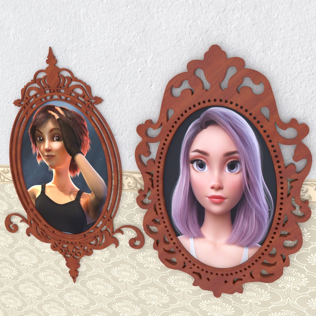 2 Fancy Picture Frames preview image 1