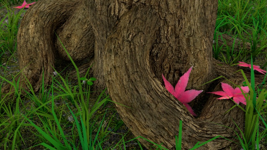 Tree trunk in forest preview image 1