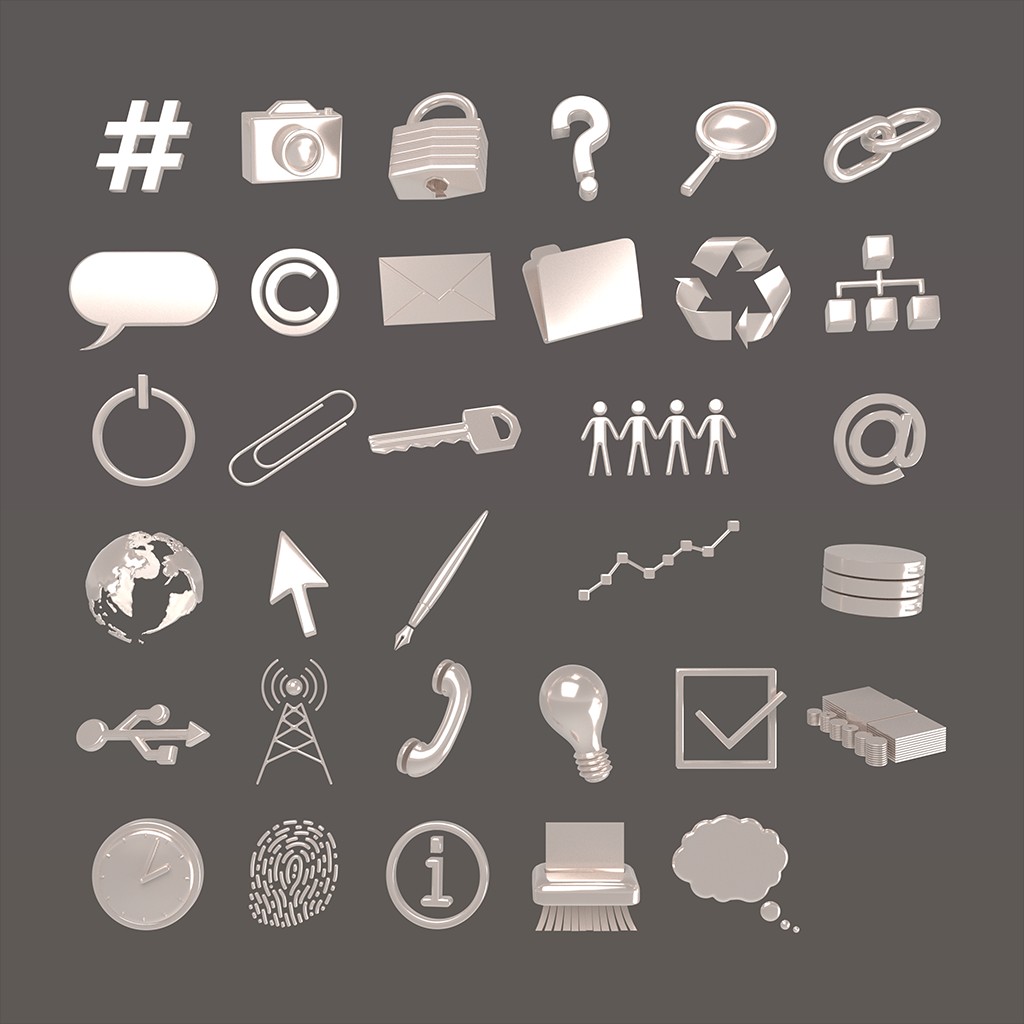 Business Info Icon Set preview image 2