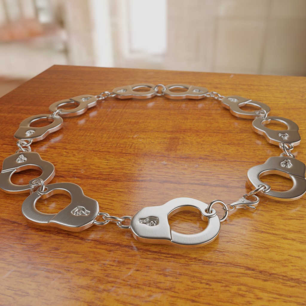 Handcuffs Bracelet preview image 1