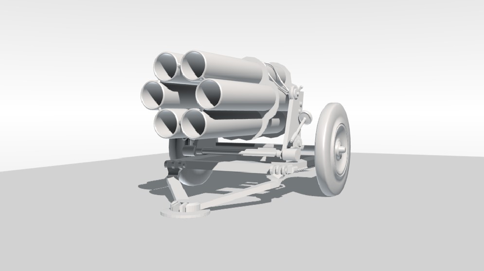 WW2 Nebelwerfer Screaming Mimi preview image 1