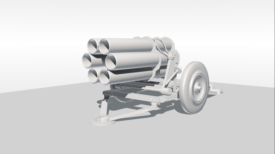 WW2 Nebelwerfer Screaming Mimi preview image 4