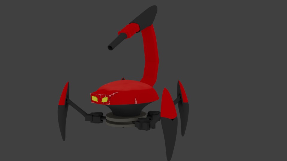 Game Character - Quadrubot preview image 1