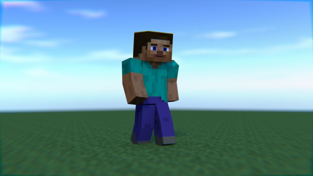 Steve Normal Walk Cycle - 30 fps preview image 1