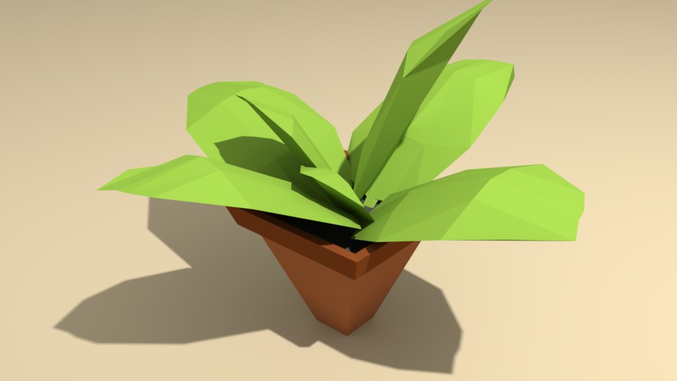 Maceta Low Poly preview image 1