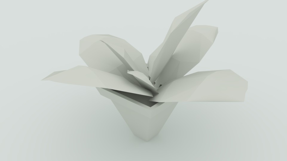 Maceta Low Poly preview image 2