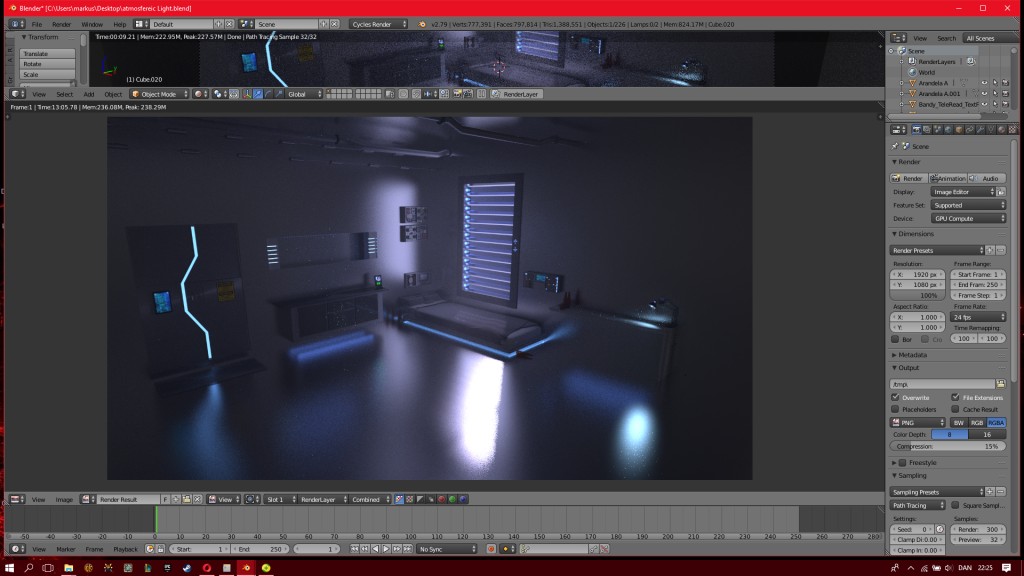 Sci-Fi Apartment, Gamer/Hacker Room  preview image 2