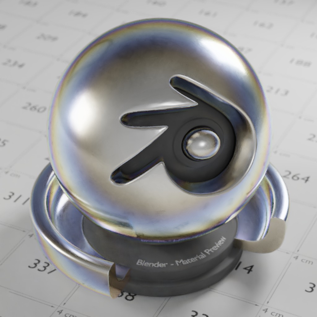 Realistic thin film iridescence preview image 2