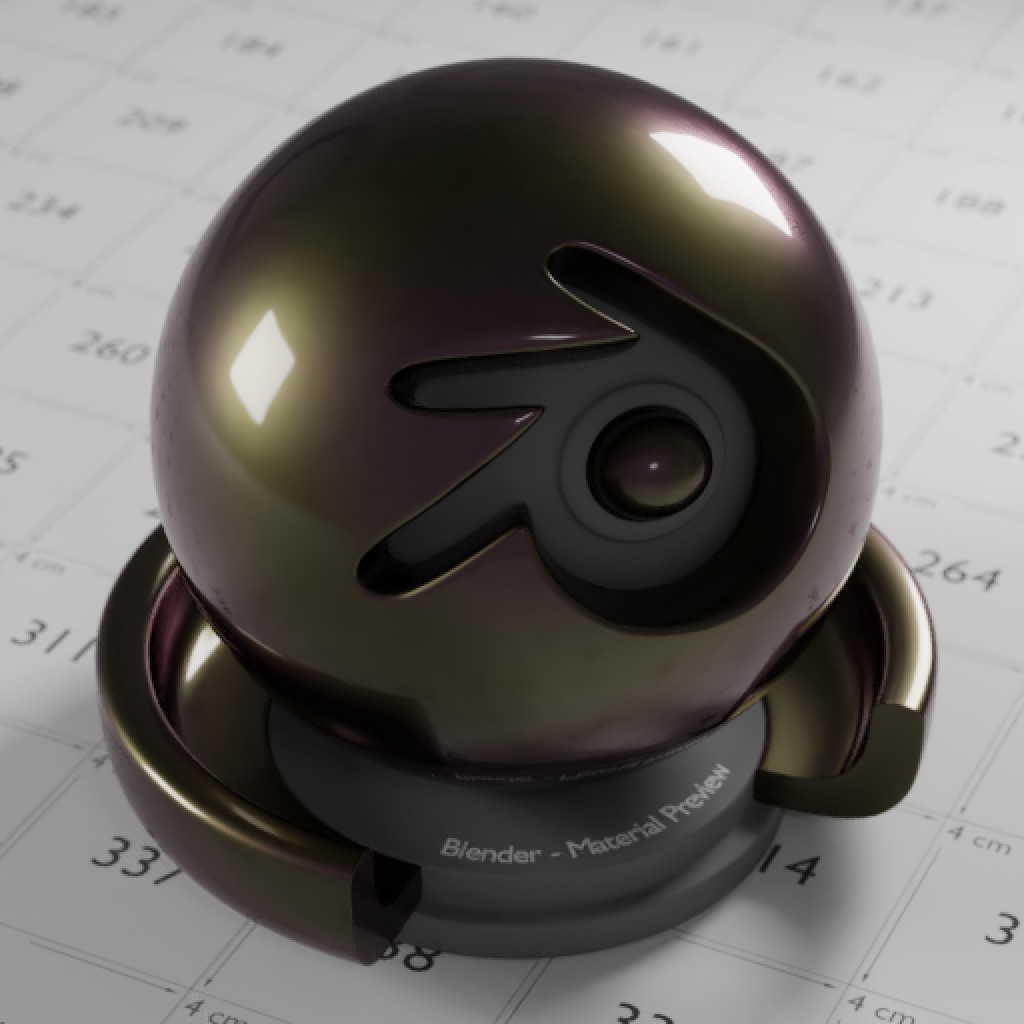 Realistic thin film iridescence preview image 6