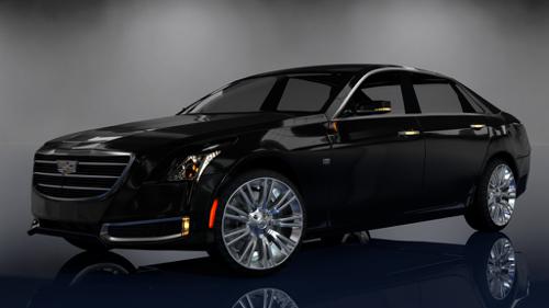 Cadillac CT6 3D Model preview image