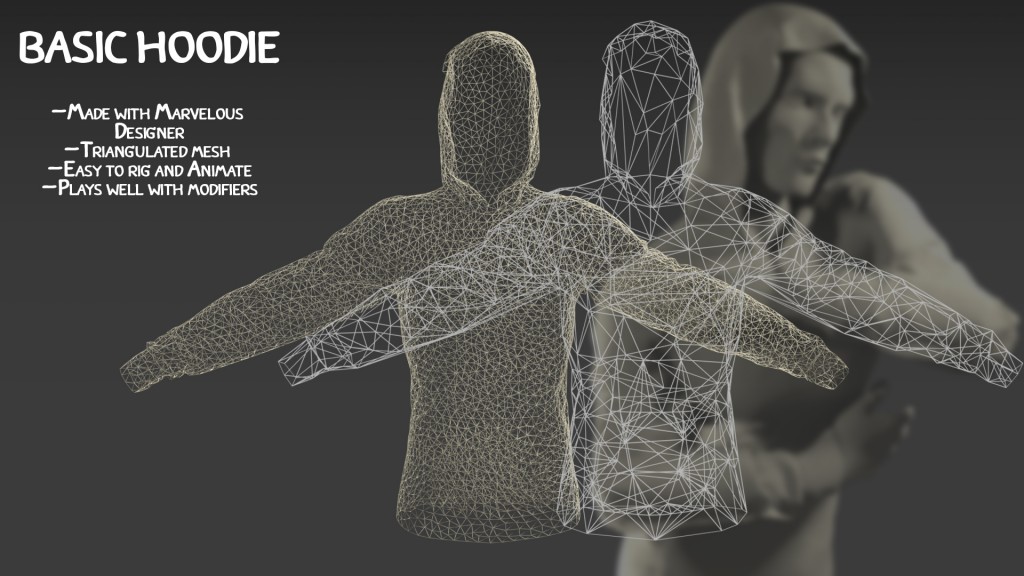 Basic Hoodie preview image 2