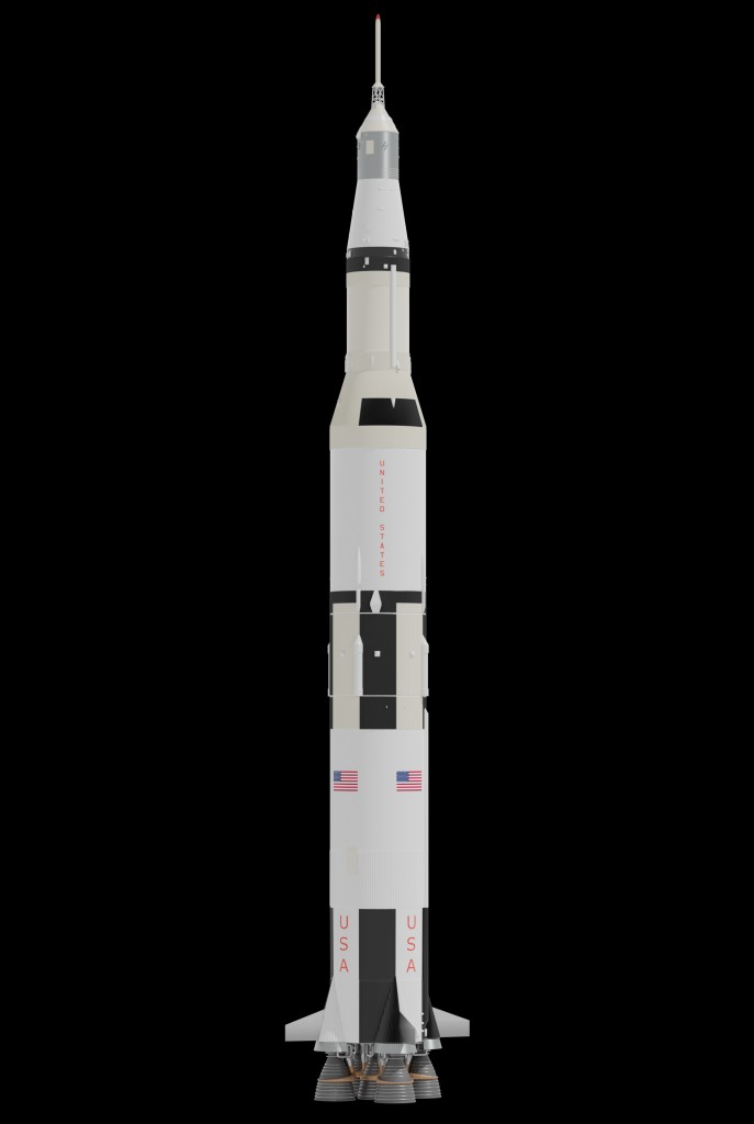 Blend Swap Saturn V rocket