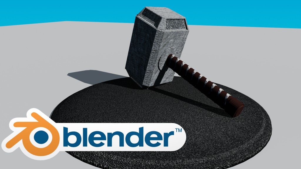 Thor's hammer (Mjolnir) \ V01 preview image 1