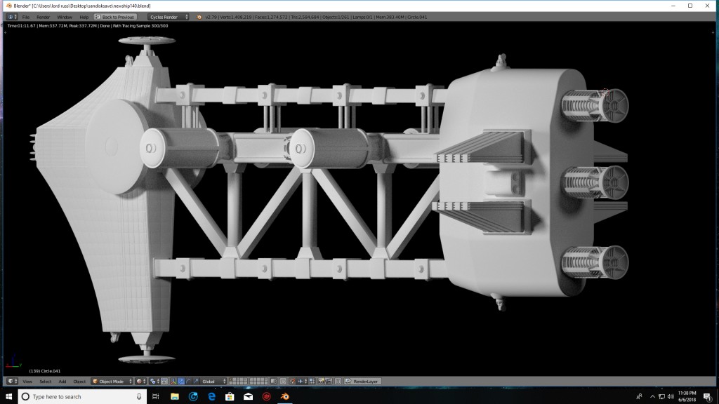 Generic Hard sf system freighter/transport. preview image 4