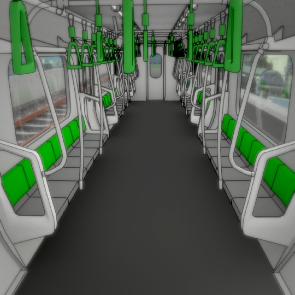 Japanese Subway Train preview image 3