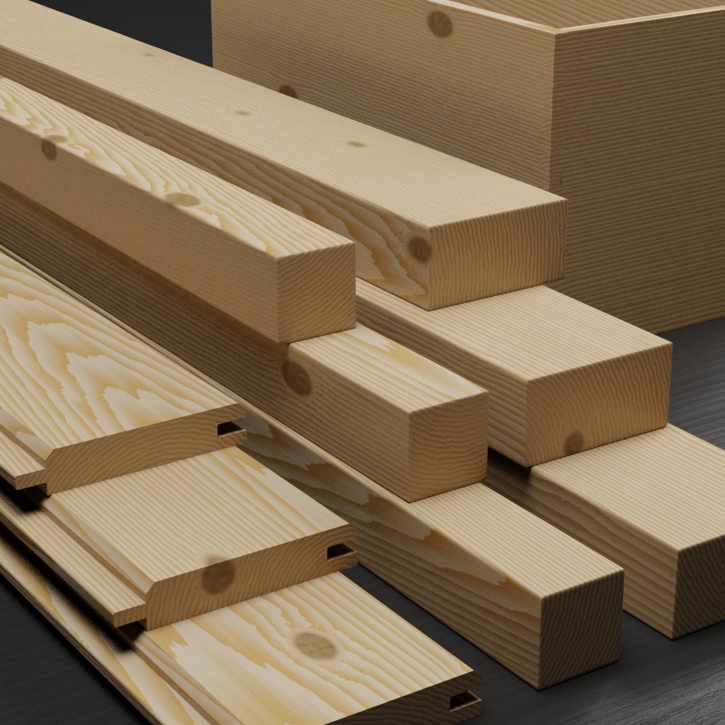 Procedural Pine Wood preview image 1