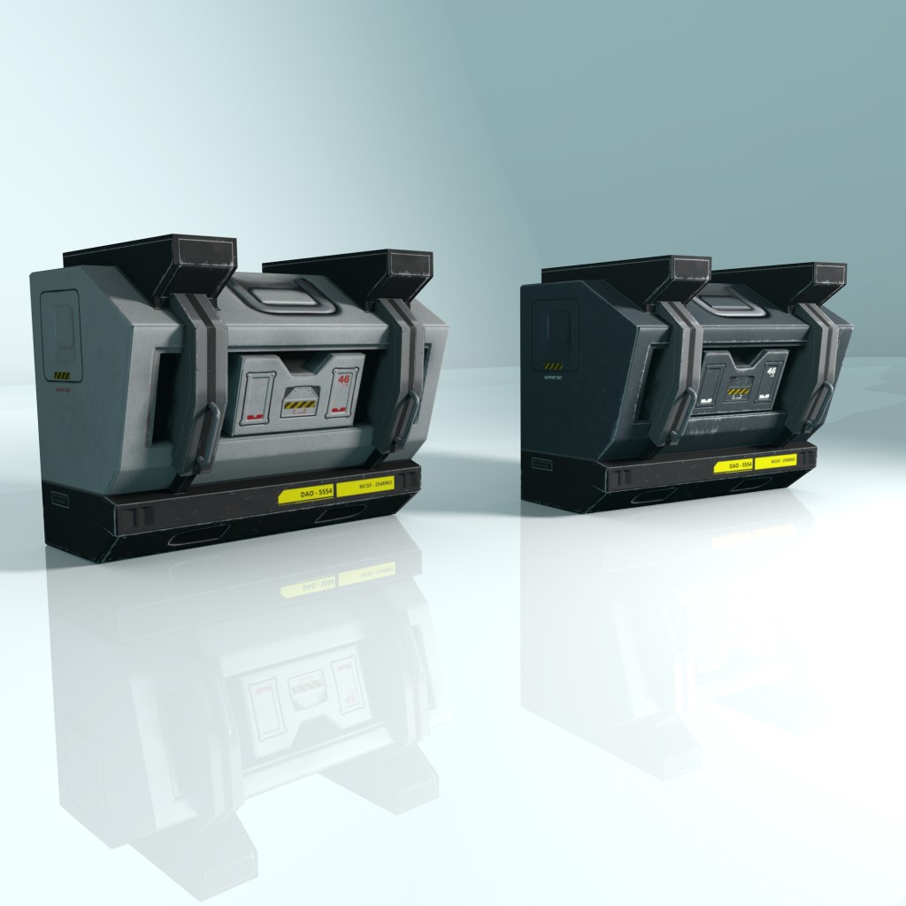 Scifi Wall Console preview image 1