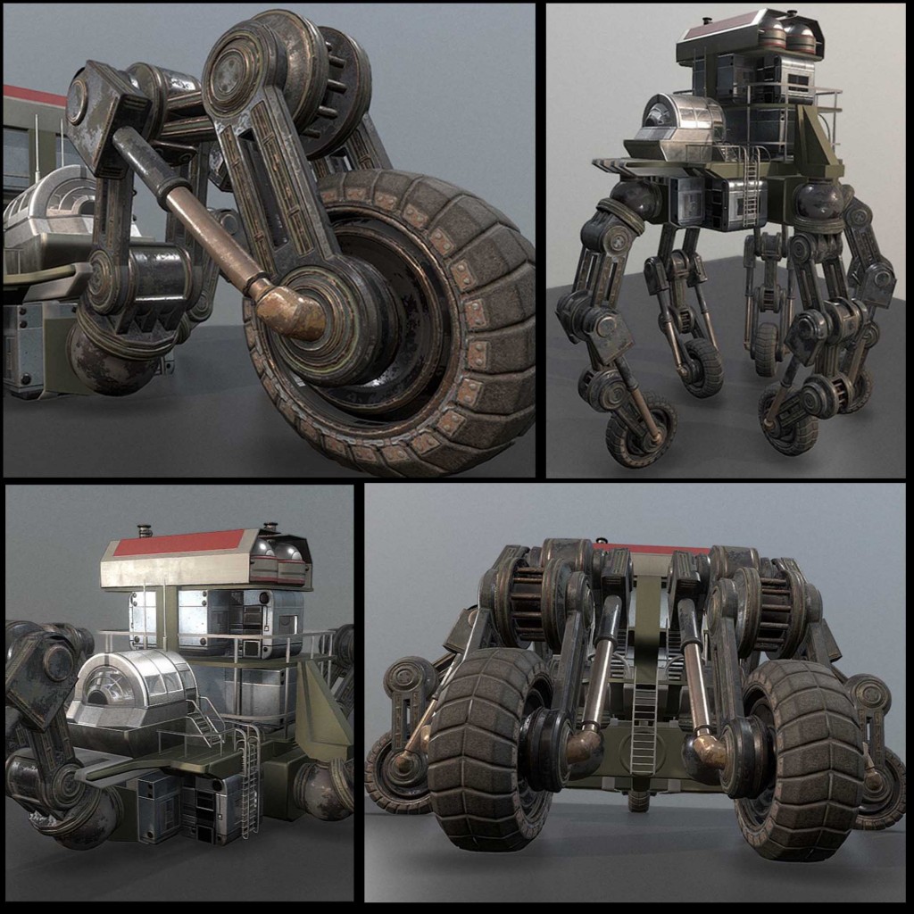 Futuristic Five-Wheeled Building - Five Wheeler  preview image 1