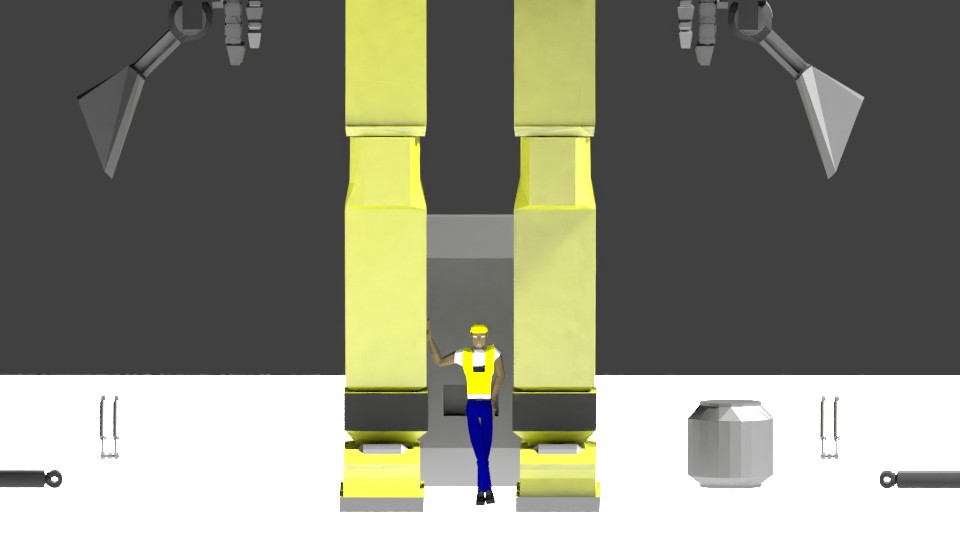 Low Poly Construction Mech -Adjutor preview image 6