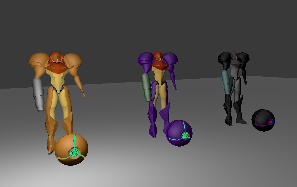 Samus Aran Suits & Morph Ball preview image 1