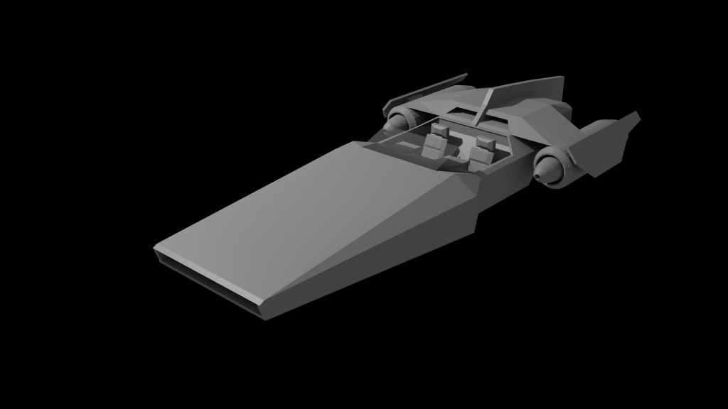 AV-21 Landspeeder from STAR WARS THE OLD REPUBLIC preview image 1