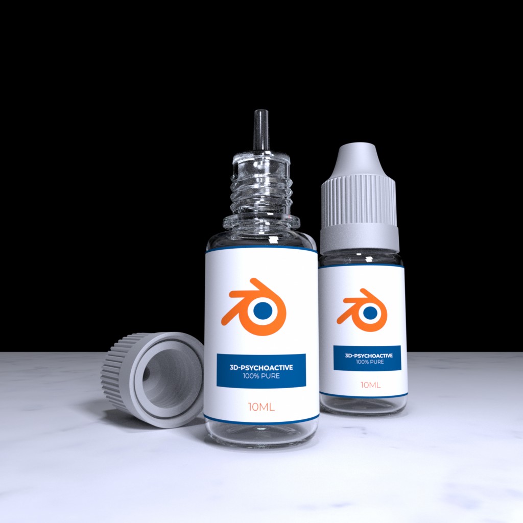 E-Liquid bottles - 3 scenes preview image 3