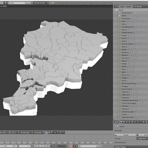 Tessin 3d model preview image