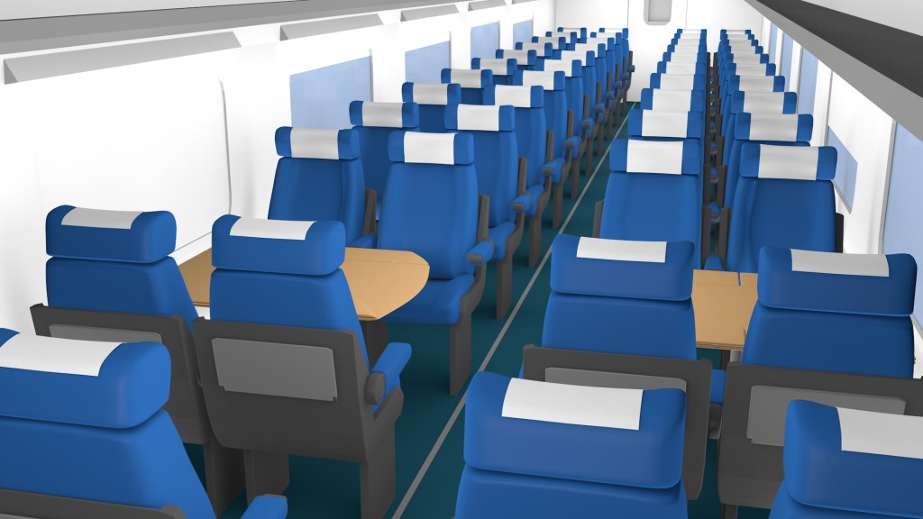 Train seat preview image 2