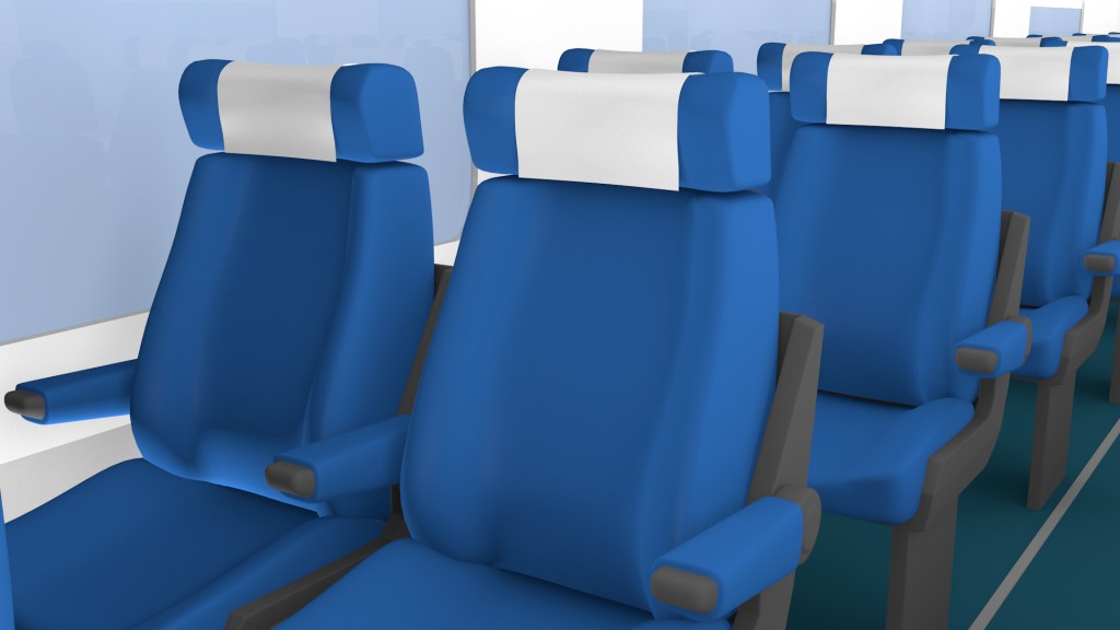 Train seat preview image 3