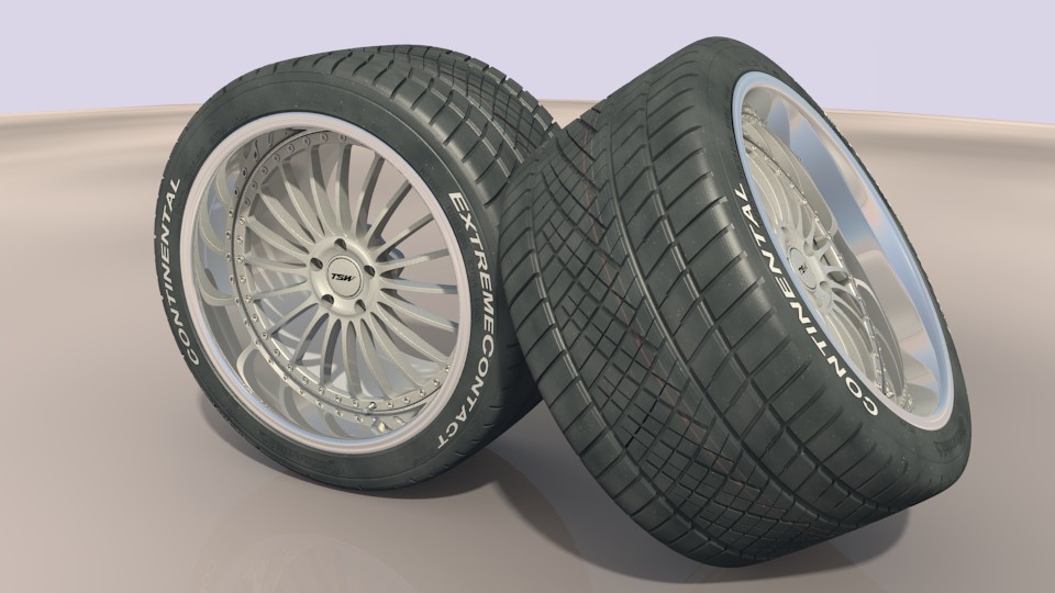 TSW wheel 10x19 with Conti ExtremeContact DWS tyre 255/35 ZR 19 preview image 5