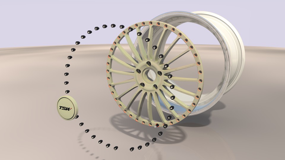 TSW wheel 10x19 with Conti ExtremeContact DWS tyre 255/35 ZR 19 preview image 6